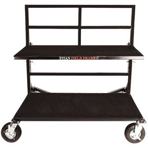 titan tilting double speaker frame front view