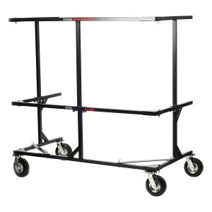 titan double tier percussion rack field frame