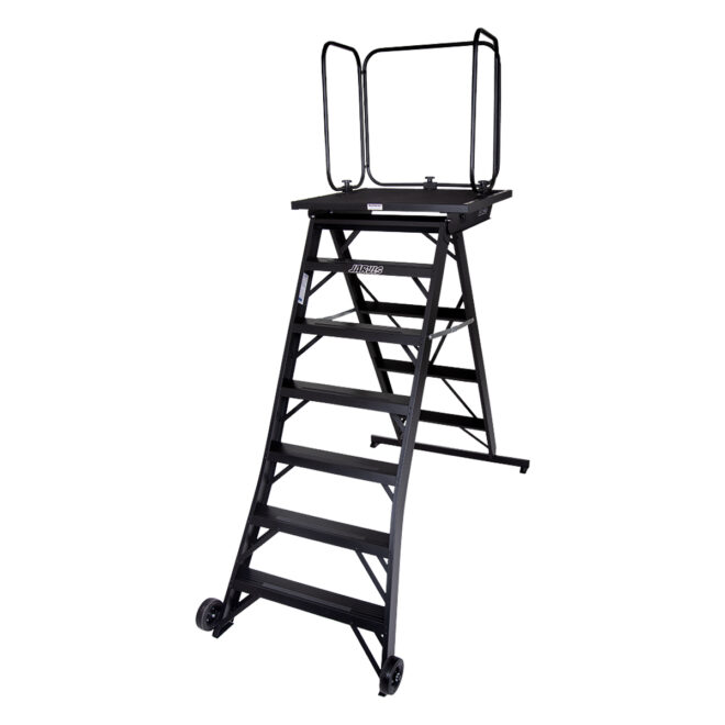 black jarvis marching band podium railing used on podium