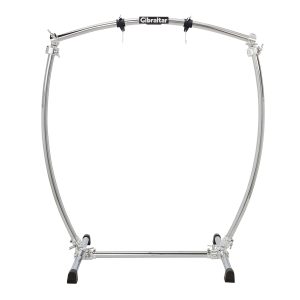gibraltar large curved chrome gong stand