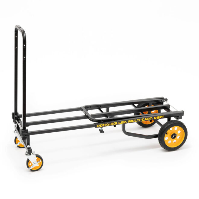 rock n roller r6rt mini multi cart base extended with left side up