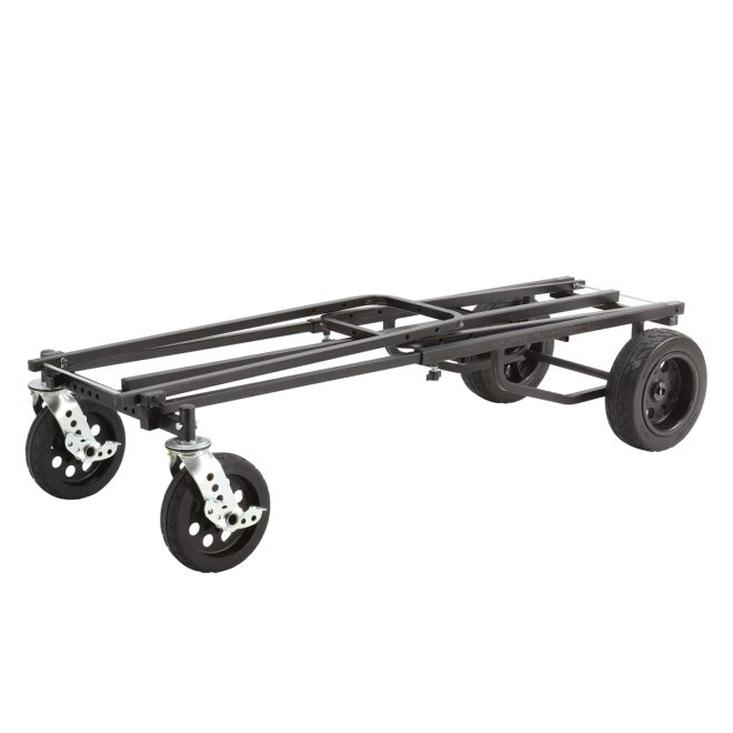 rock n roller r12s all terrain multi cart base elongated with both sides folded