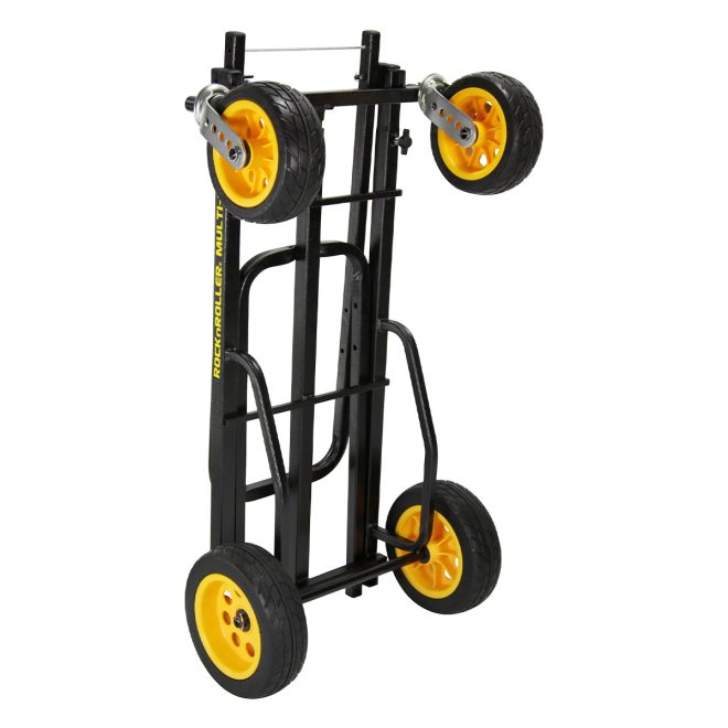 rock n roller 18RT ground glider mega multi cart standing up wheel side