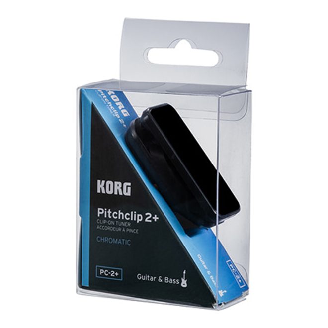 korg pitchclip 2 plus clip on tuner in package