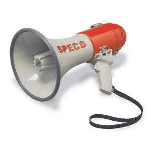 speco er 370 deluxe megaphone side view