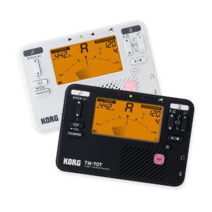 korg tm70 music tuner metronome black and white option