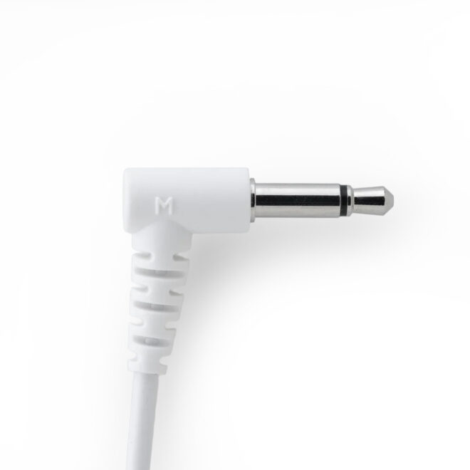 white KORG CM400 Contact Mic plug detail