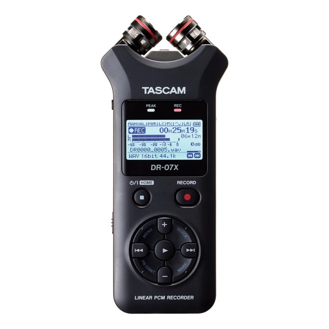 tacsam handheld audio recorder dr07x