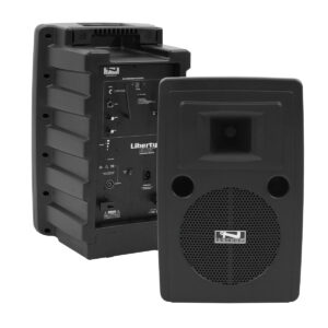 Anchor Audio Liberty 2 AIR Companion Speaker, front and back views