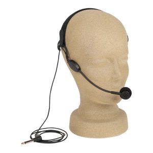 anchor audio wired headband mic on mannequin head