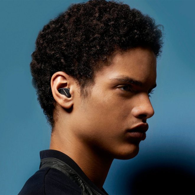 earos one high fidelity hearing protection worn in ear of man