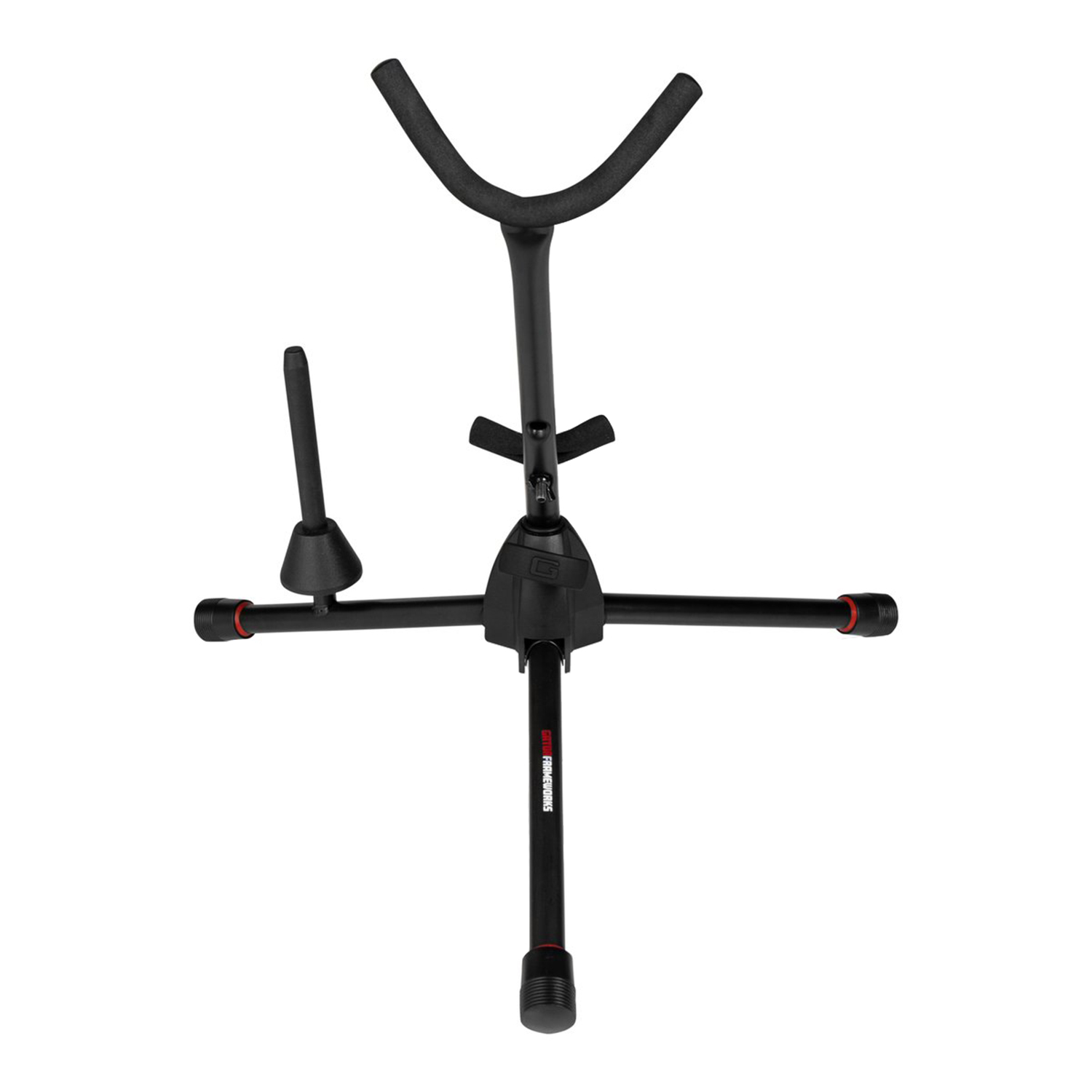 Support De Saxophone Alto/ténor - Trépied Pliable, Réglable, Pieds Caoutchouc Antidérapants - Léger Et Portable