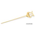 gold sousaphone lyre