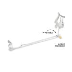 silver 2 piece trombone lyre