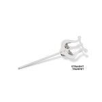 silver straight trumpet lyre