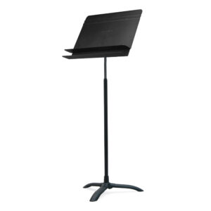 black double lip manhasset music stand fully assembled