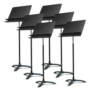 6 pack of model 50 manhasset music stands