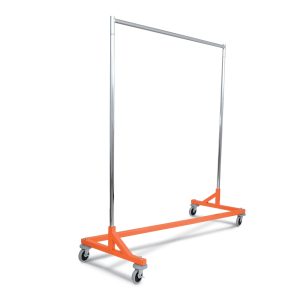 orange medium duty single tier z rack