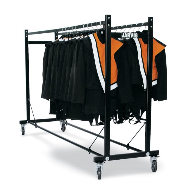 jarvis uniform mover with jackets hung