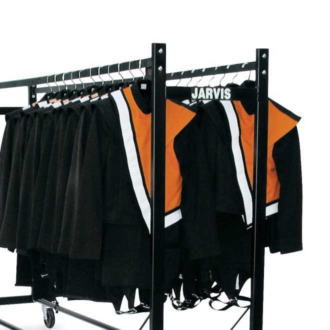 jarvis uniform mover with jackets hung