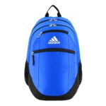 bold blue adidas striker 2 team backpack front view