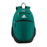 dark green adidas striker 2 team backpack front view