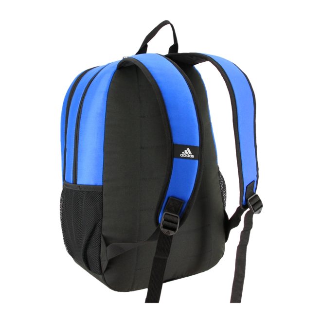 bold blue adidas striker 2 team backpack back view