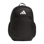 black adidas striker 3 backpack, front