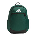 dark green adidas striker 3 backpack, front