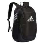 black adidas stadium 3 backpack front view