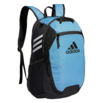 collegiate light blue adidas stadium 3 backpack front view