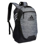 jersey onix adidas stadium 3 backpack front view