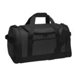 black voyager sport duffel front view