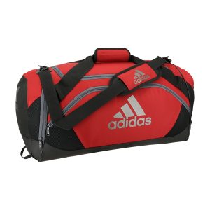 power red adidas medium team issue II duffel front view