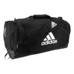 black adidas medium team issue II duffel front view