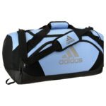 collegiate light blue adidas medium team issue II duffel front view