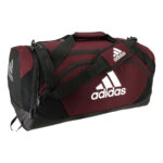 maroon adidas medium team issue II duffel front view