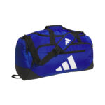 Team Royal Blue adidas Medium Defender 5 Duffel bag, front three-quarters view