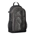 black augusta all out glitter backpack front view