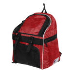 red glitter champion all sport glitter backpack front view
