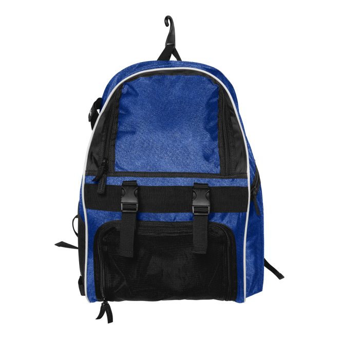 royal glitter champion all sport glitter backpack front view