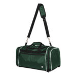 forest, black and white champion all around duffle bag front view