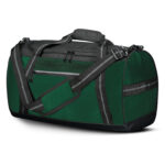dark green and black holloway rivalry duffel bag front view
