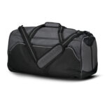 carbon/black/graphite holloway rivalry backpack duffel bag front view