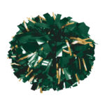 forest and gold metallic sparkle dance pom