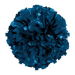 navy solid metallic dance pom