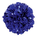 royal solid metallic dance pom