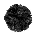 black solid plastic show pom