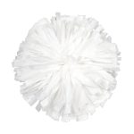 white solid plastic show pom