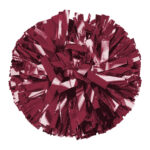 maroon solid metallic cheerleading show poms